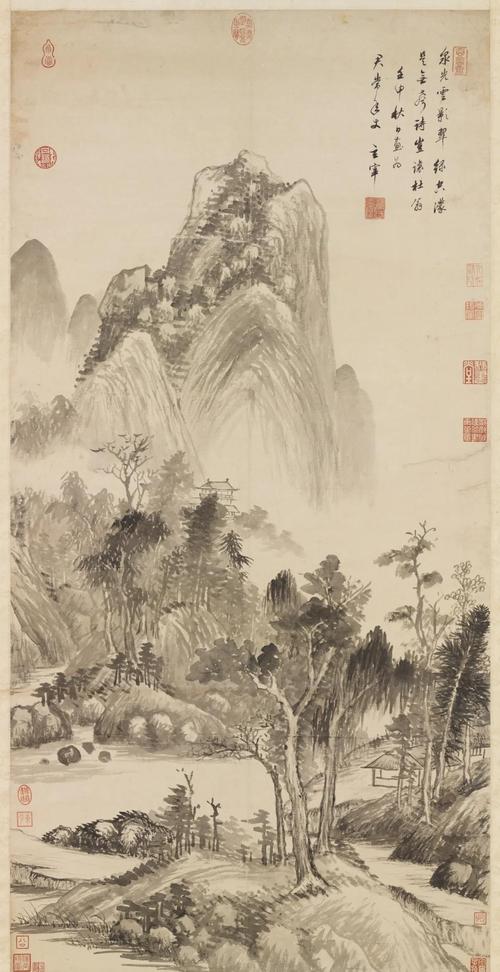 烟江叠嶂图