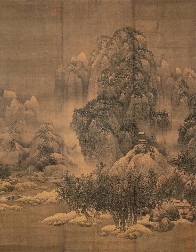 雪景寒林图