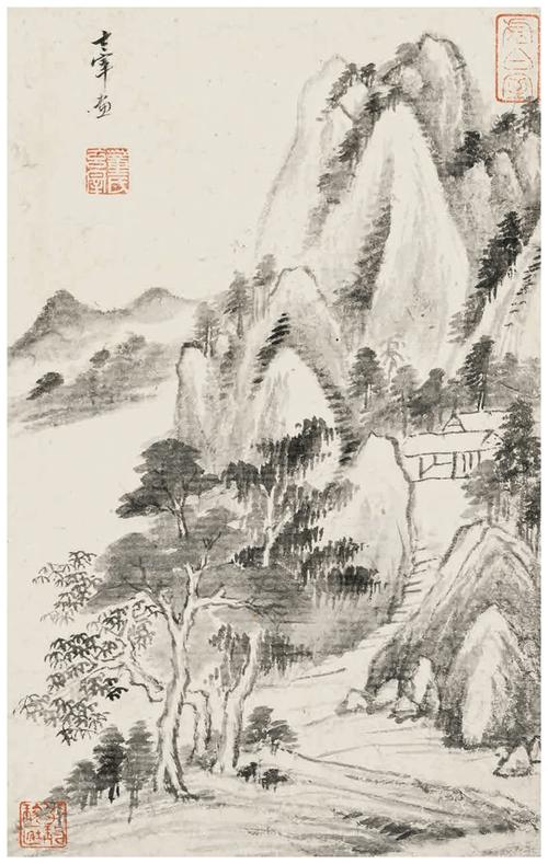 山水图（疏林远岫）
